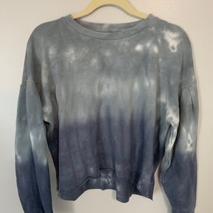 American Eagle Cropped Tiedye Sweater